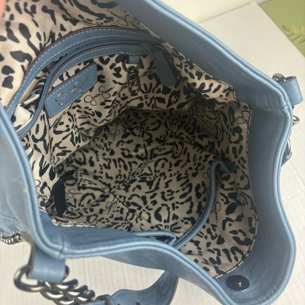 Jessica Simpson Camile Studded Hobo bag in blue